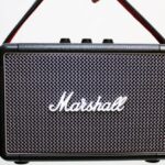 Amplifier - Black Marshall Portable Guitar Amplifier