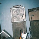 Amplifiers - Electric Bass Near the Speakers