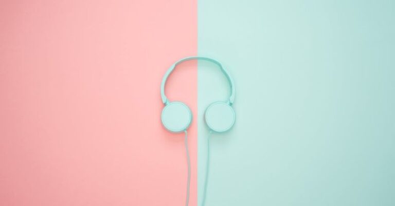 Headphones - Blue Headphone