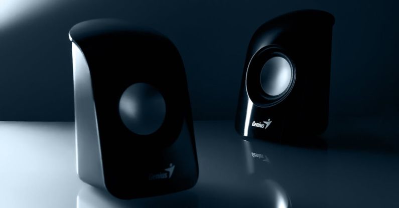 Speakers - Genius Black Multimedia Speaker