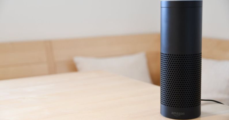 Speakers - Black Amazon Echo On Table